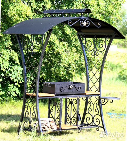 Мангал С печкой под казан