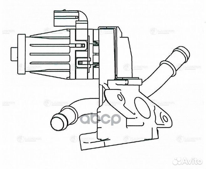 Клапан EGR (рециркуляции выхл. газов) для а/м F