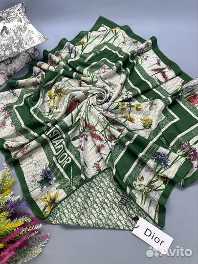 Платок женский тонкая шерсть Christian Dior