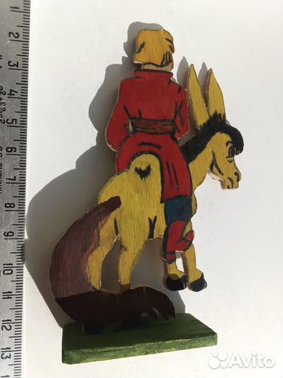 Фигурка конек Горбунок на подставке Фанера дерево