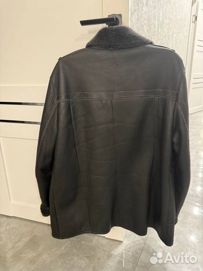 Кожаная дубленка мужская