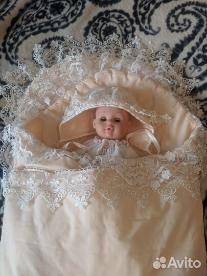 Конверт, одеяло на выписку для девочки