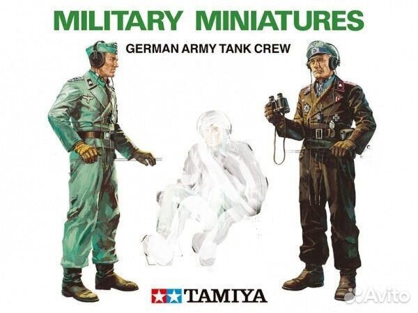 Немецкие танкисты 1 35 от Алангер и Тамия за 10 фи