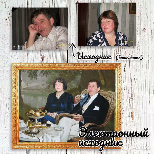 Портрет по фото, шарж, рисунок и др