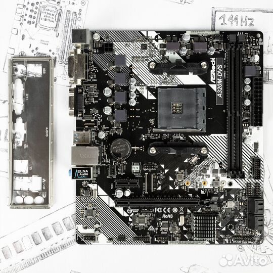 Материнская плата Asrock A320M-DVS R4.0 AM4