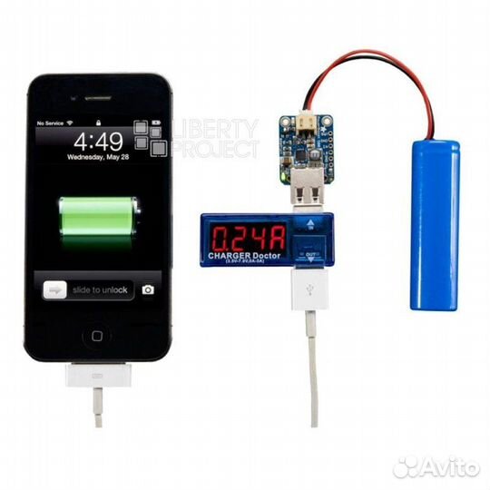 Тестер USB Charge Doctor (3.5-7.0V, 0-3.0A)