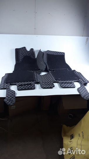 3D Коврики Hyundai Салон Багажник из Экокожи