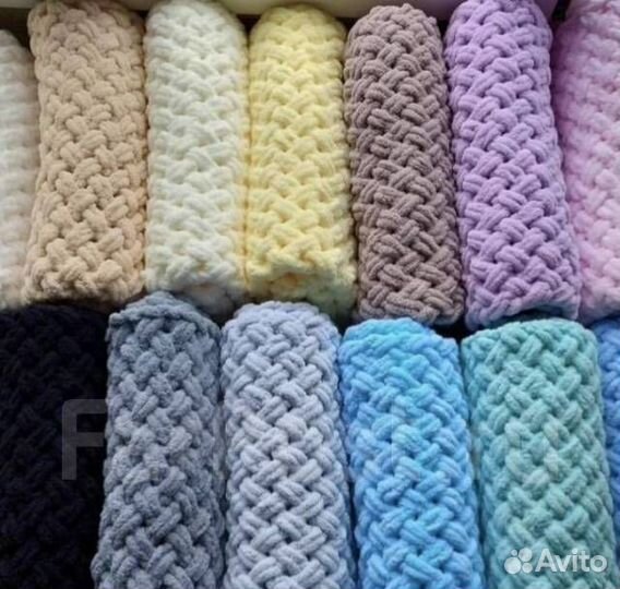 Плед детский плюшевый