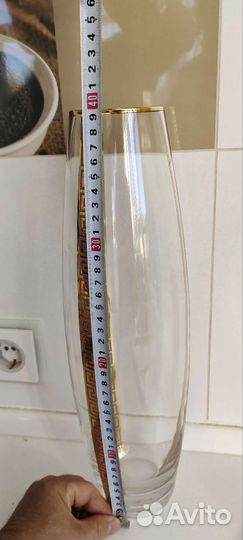 Стеклянная ваза в стиле Гуччи