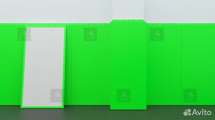 Стеновой протектор Line-Sport зеленый