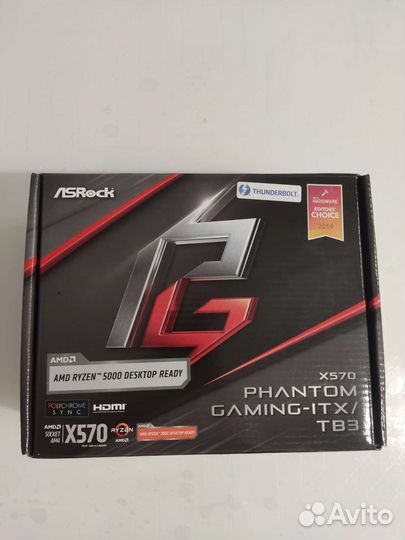 Материнская плата ASRock X570 новая