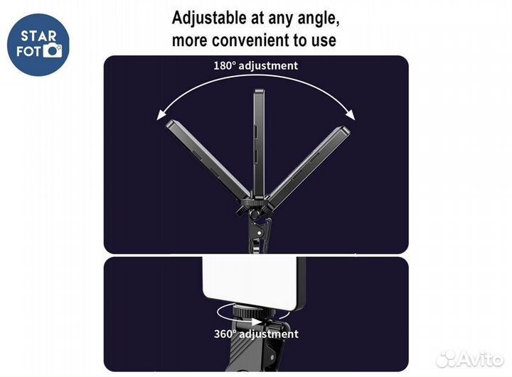 Карманный светодиодный ргб лед панель 5Вт