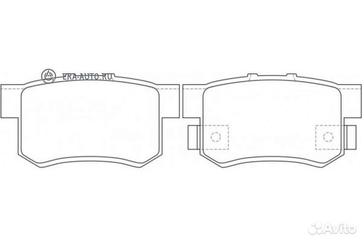 Nibk PN8397 Колодки задние (suzuki kizashi (FR), S