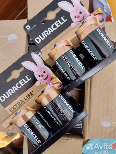 Батарейки duracell d2