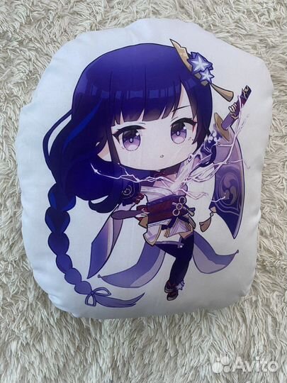 Подушка райден геншин
