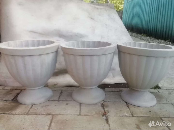 Вазоны для цветов из бетона