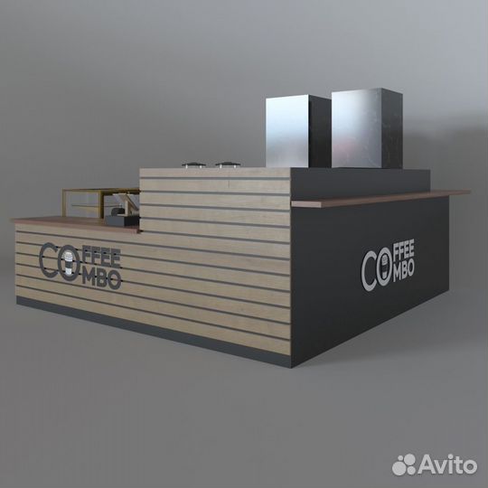 Островок кофе с собой, Стойка кофе в ТЦ