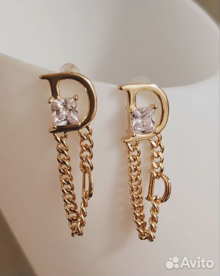 Серьги стиль doclche