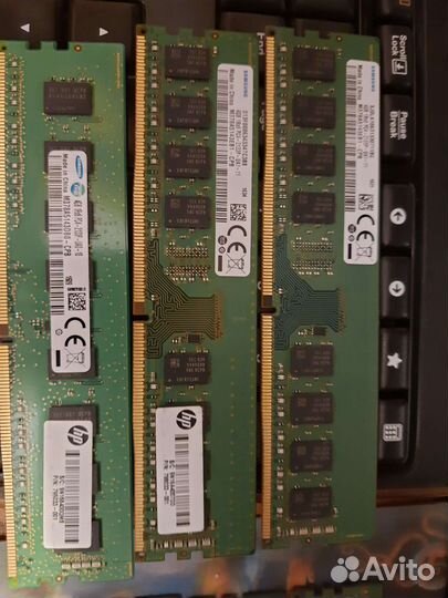 Комплект 8шт. ddr4 Samsung/hynix 2133mhz