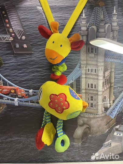 Подвеска погремушка Жираф музыкальный