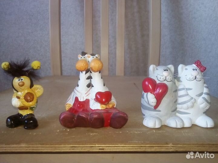 Статуэтки/Фигурки Зебра/Кот/Пчелка