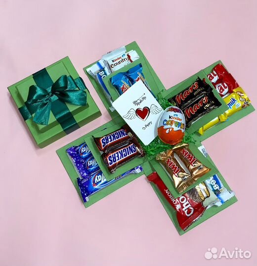 Коробка Сюрприз из конфет Упаковка