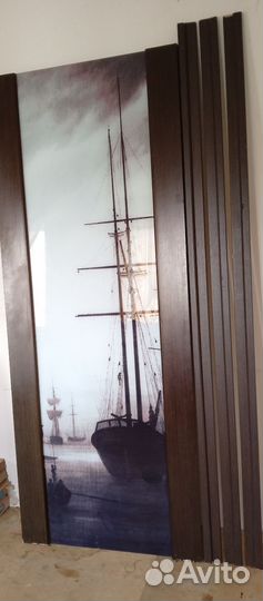 Дверь межкомнатная, стекло триплекс