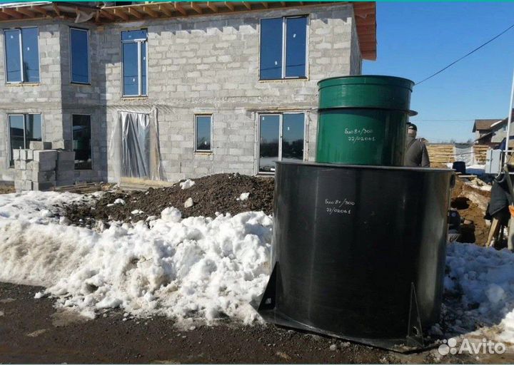 Установка септика + гарантия