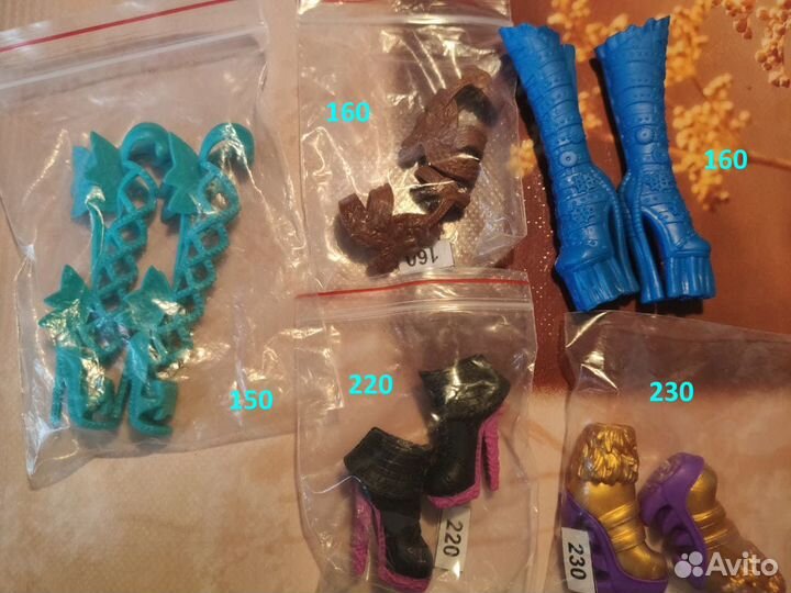 Обувь для кукол Барби, Monster High, Winx