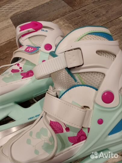 Коньки раздвижные 36-41 для девушки