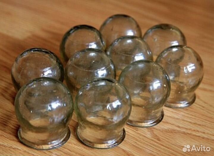 Банки медицинские стеклянные СССР