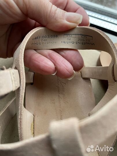Босоножки zara 32 размер