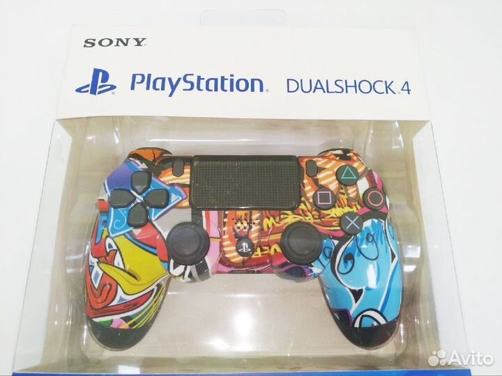 Геймпад джойстик PS4 с принтом