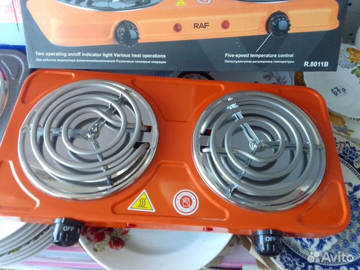 Электроплиты 2 конф и 1 конф. (настольные)
