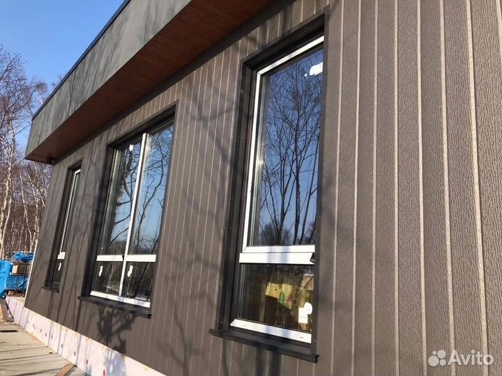 Фасадные термопанели металлические