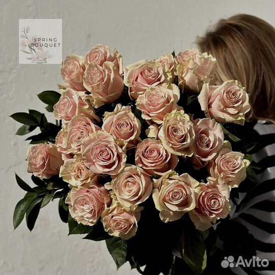 101 роза Цветы