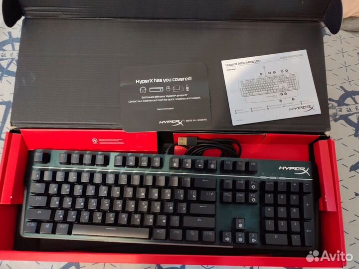 Клавиатура Hyperx alloy mkw100