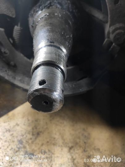 Ремонт осей полуприцепов, чулков, мостов