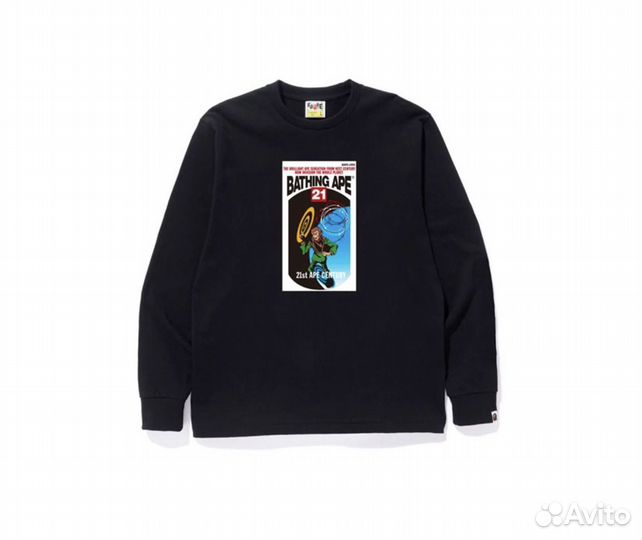 Bape SS23 легкий свитшот XXL