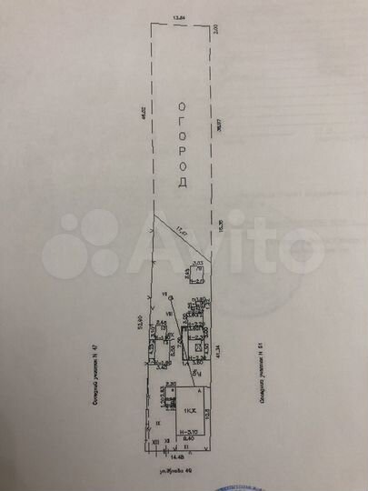 Дом 57,1 м² на участке 14 сот.
