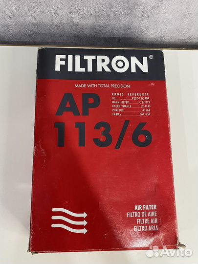 Новый воздушный фильтр mazda6