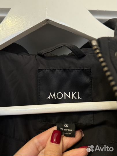 Пальто женское стеганое куртка monki xs б/у