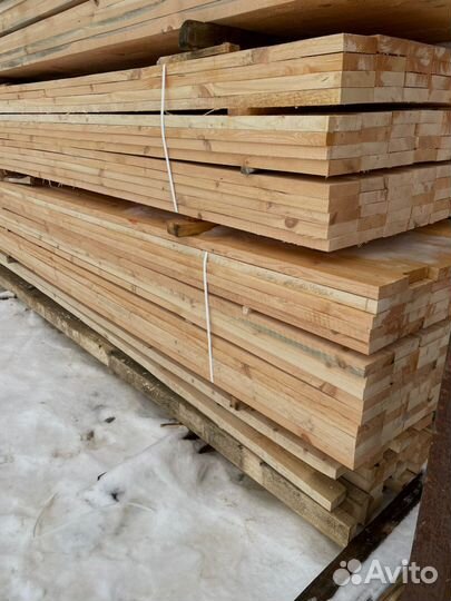 Доска обрезная 25х100х6000мм от производителя