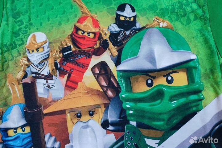 Футболка детская Lego Ninjago. Хлопок. Новая