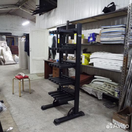 Стойка гантельная на 30 пар AV638/80