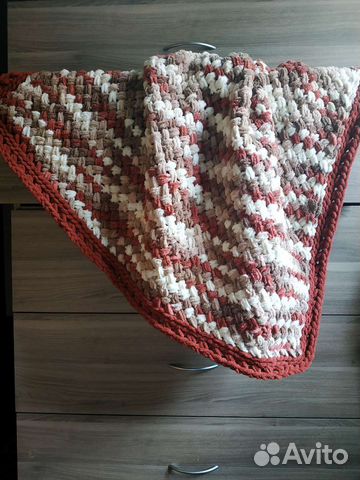 Плед детский вязаный