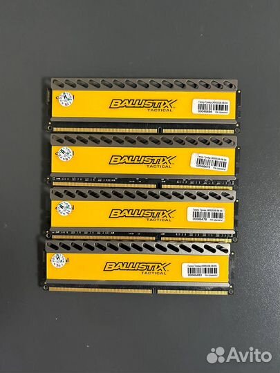 Crucial Ballistix Tactical 32 (8 гбх4шт.) DDR3 160