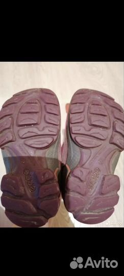 Ботинки демисезонные экко 22 для девочки