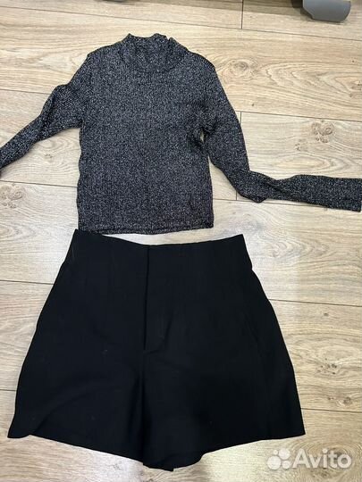 Шорты Zara кофта Бершка