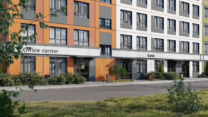 2-к. квартира, 46,2 м², 1/6 эт.